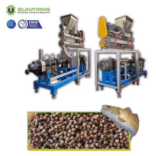 Pet Dog Cat Floating Sinking Fish Feed Food Processing Making Extruder Machine