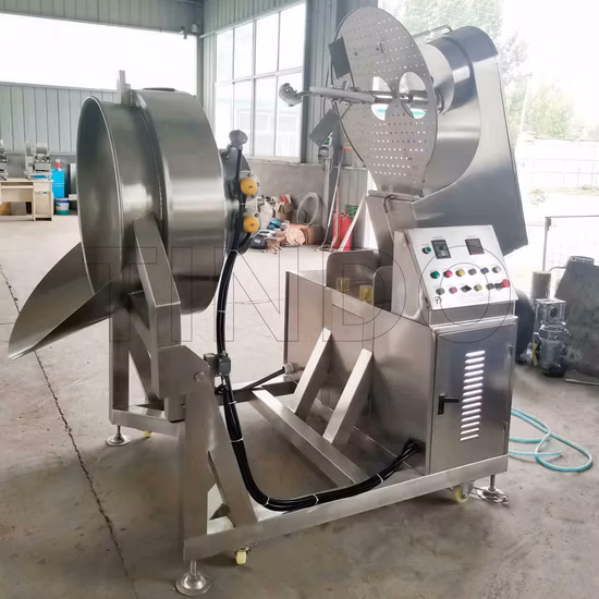 Industrielle Popcorn-Produktionsmaschine Fabrik zum Würzen von Popcorn mit Beschichtungsmaschine